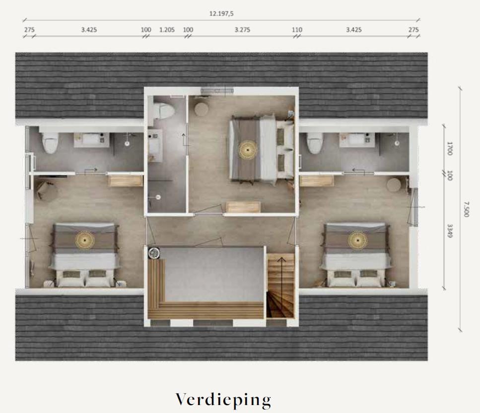 Foto 8 van Exclusive game 6 persoons villa (Bouwnr. 580)