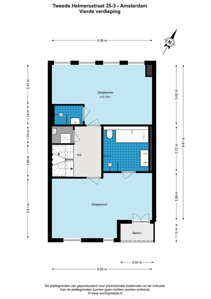 Foto 33 van Tweede Helmersstraat 35-3