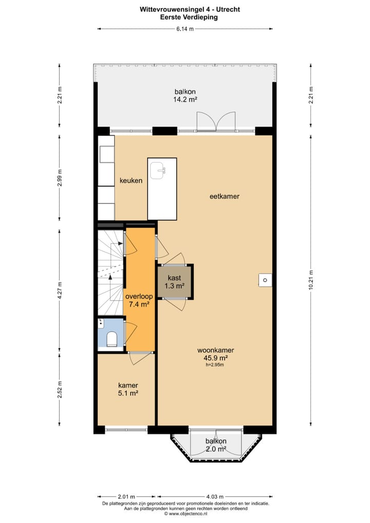 Foto 56 van Wittevrouwensingel 4