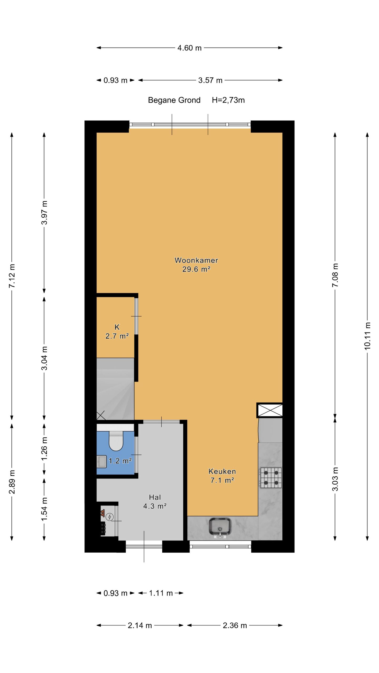 Foto 35 van Burgemeester Hendrixstraat 43