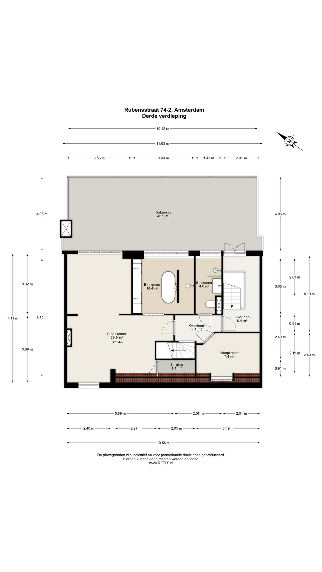 Foto 41 van Rubensstraat 74-2