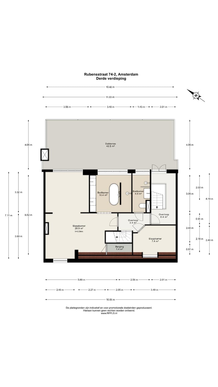 Foto 41 van Rubensstraat 74-2