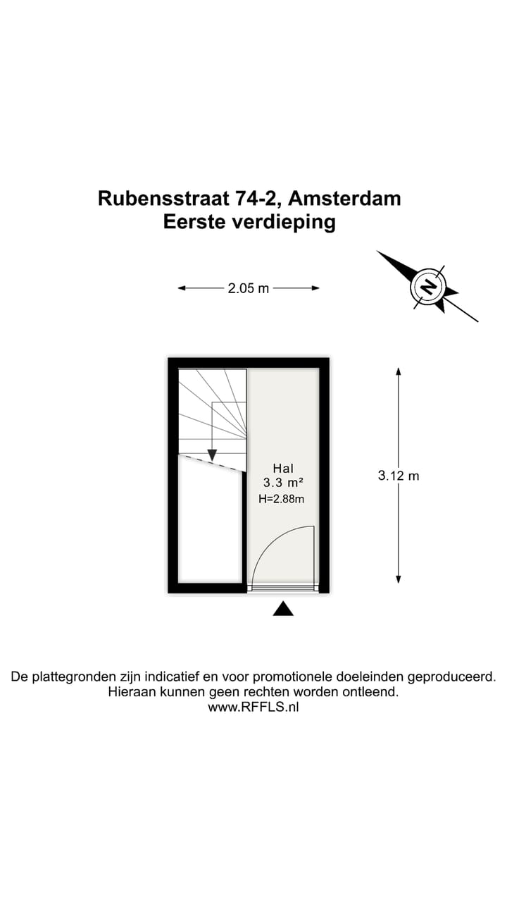 Foto 45 van Rubensstraat 74-2