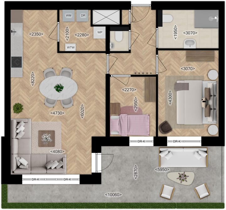 Foto 3 van Fase B Appartementen (Bouwnr. C-14)