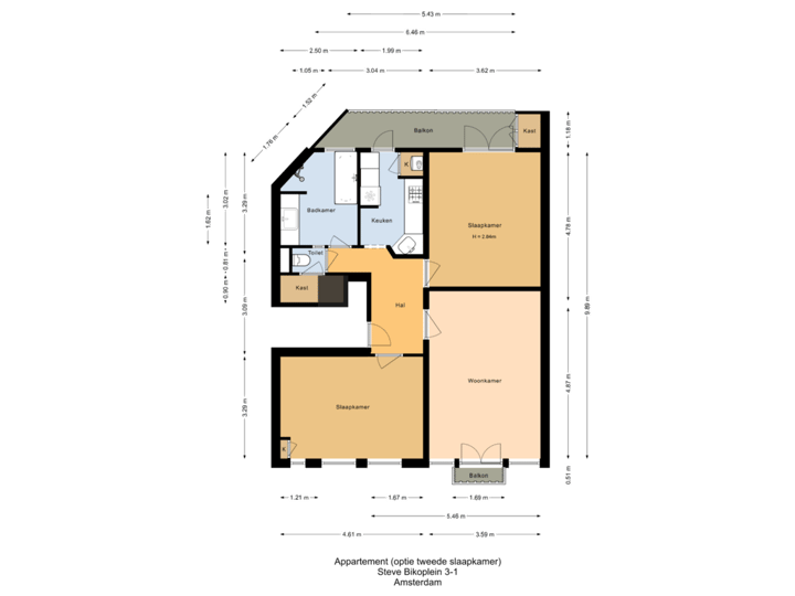 Appartement (tweede slaapkamer)