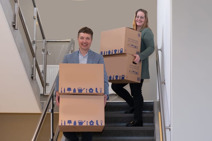 A promotional picture for the office