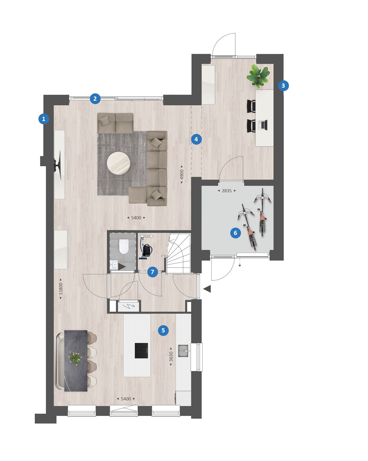 Foto 10 van Tweekapper - Type M1 (Bouwnr. 98)