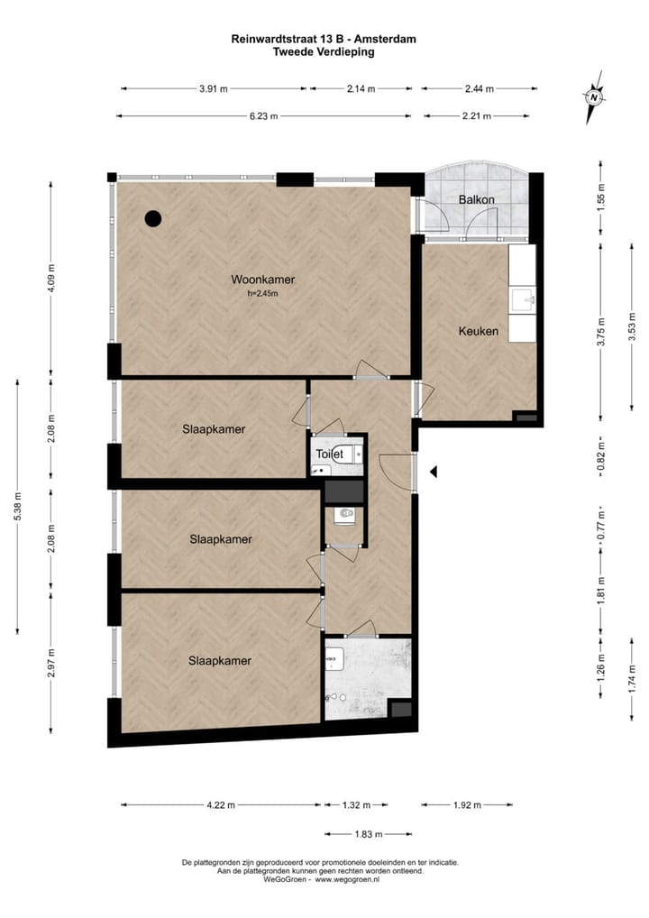 Photo 19 of Reinwardtstraat 13-B