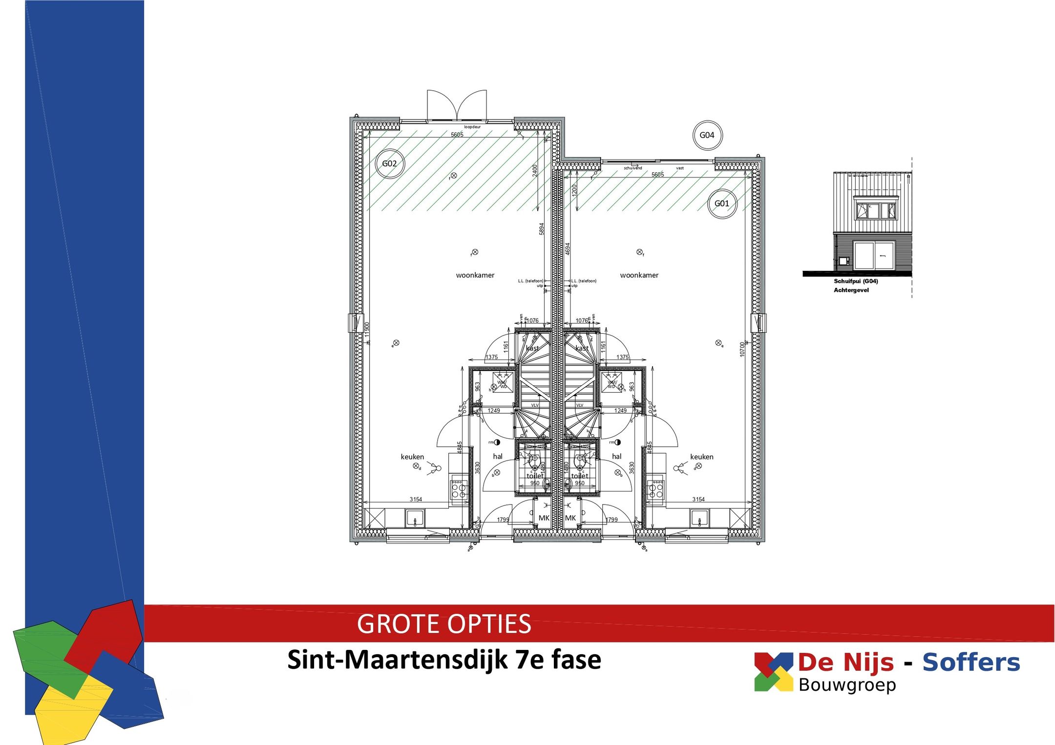 Foto 4 van 6x twee-onder-een-kapwoning Westvest te Sint-Maartensdijk