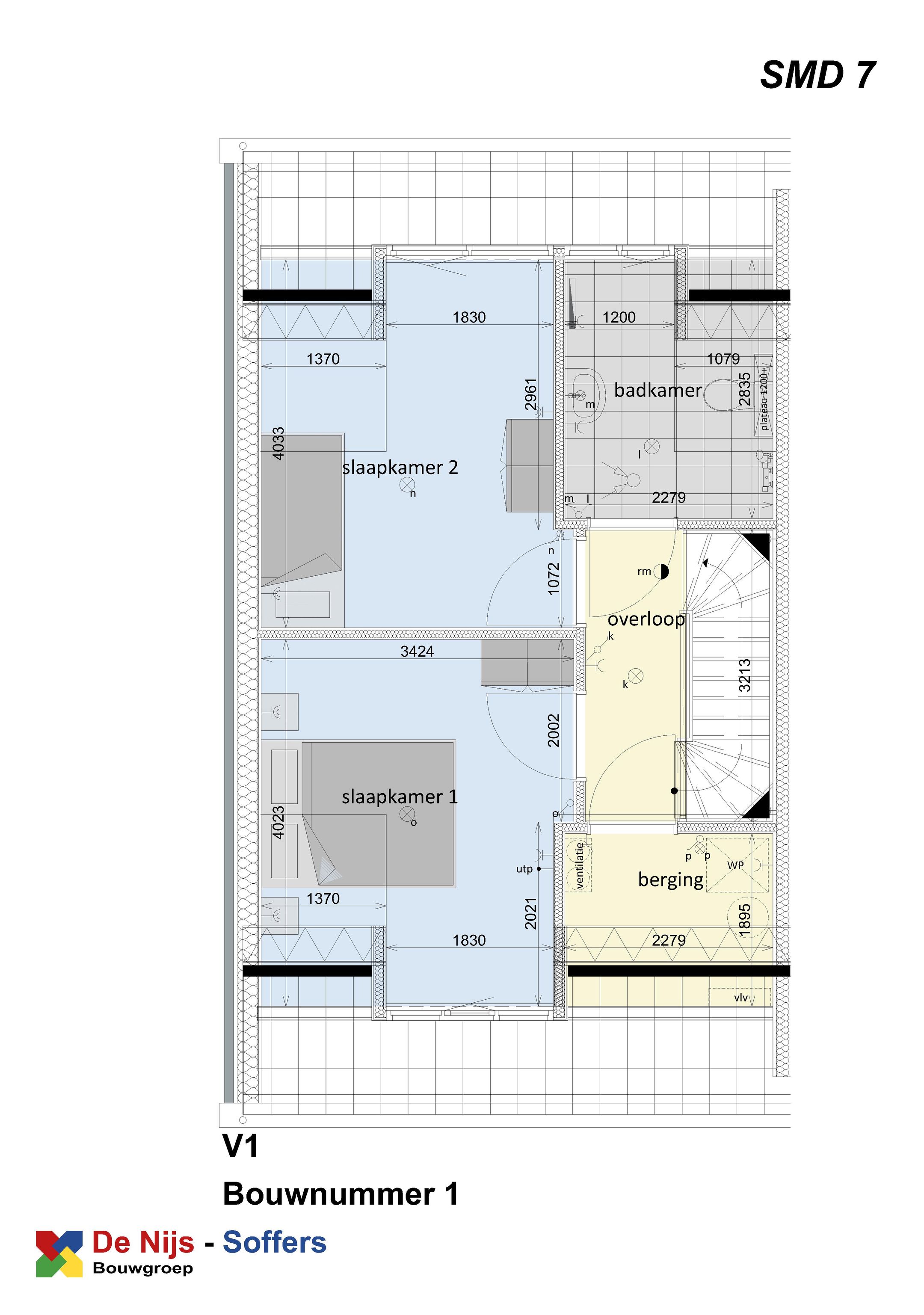 Foto 3 van 2-onder-1-kapwoning (Bouwnr. 1)