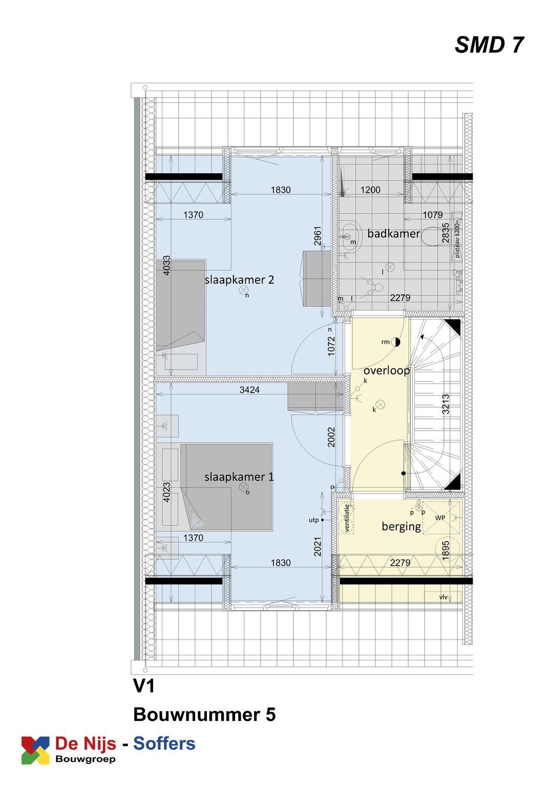 Foto 2 van 2-onder-1-kapwoning (Bouwnr. 5)