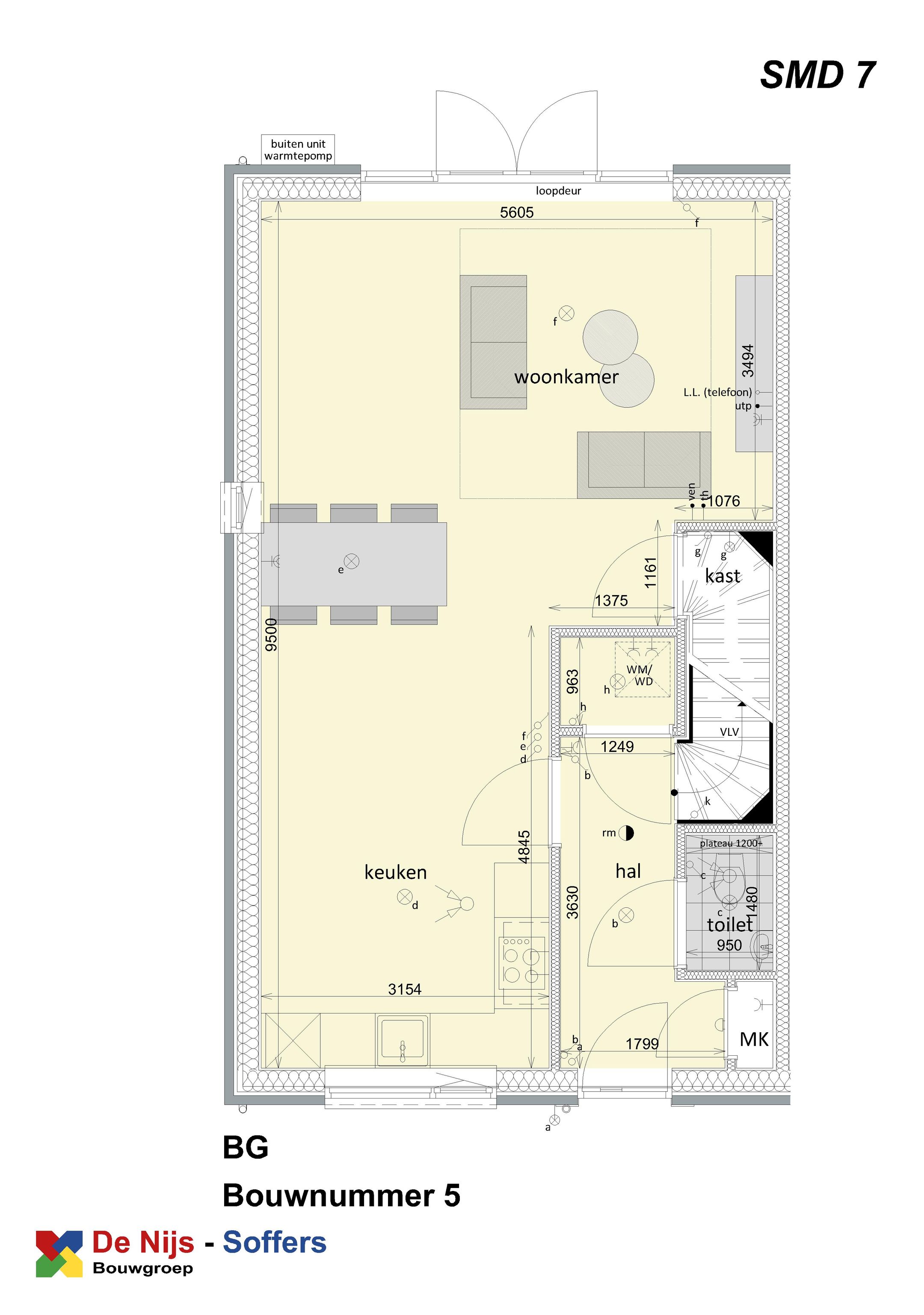 Foto 3 van 2-onder-1-kapwoning (Bouwnr. 5)