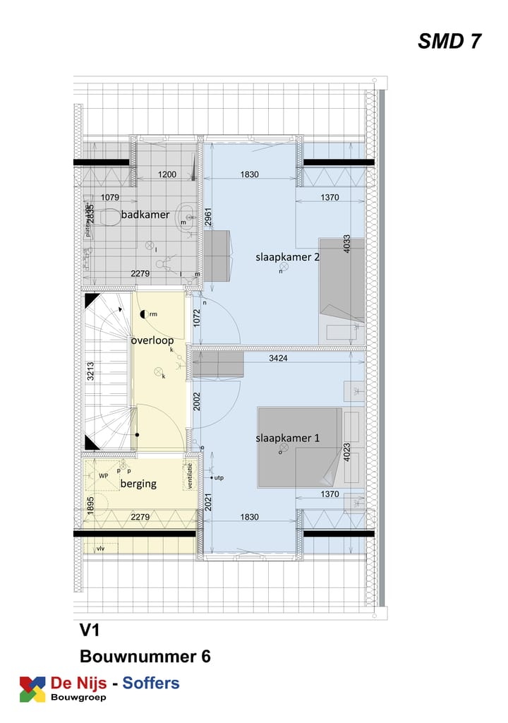 Foto 2 van 2-onder-1-kapwoning (Bouwnr. 6)