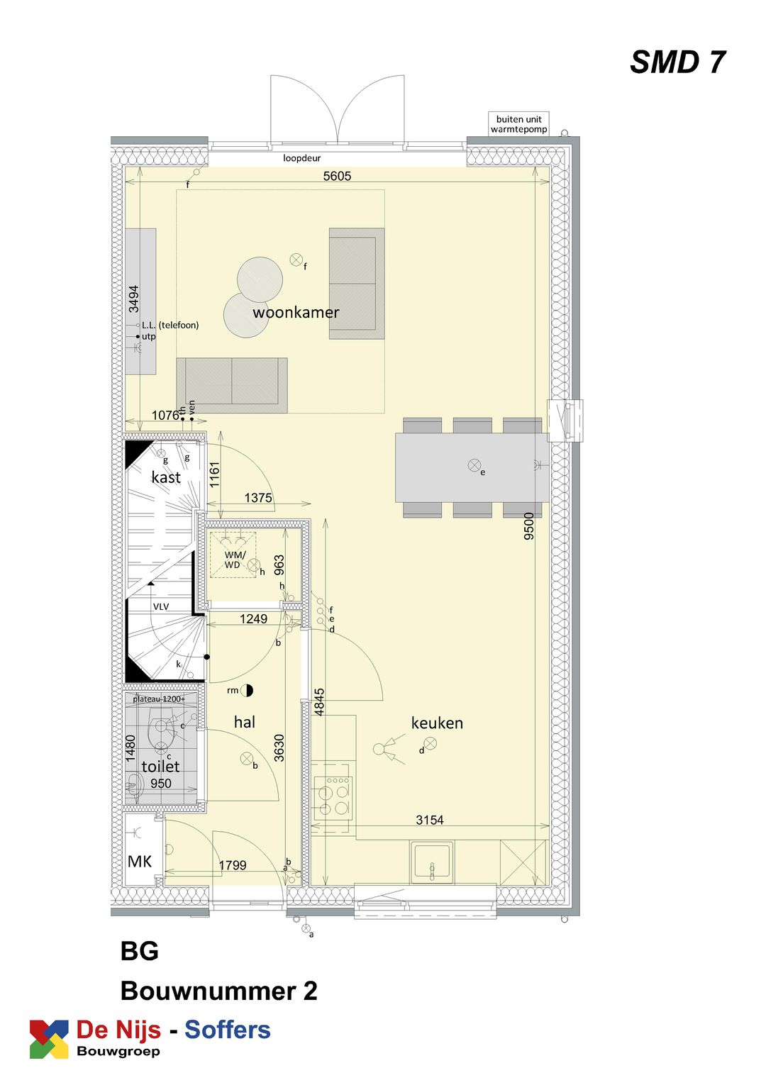 Foto 2 van 2-onder-1-kapwoning (Bouwnr. 2)