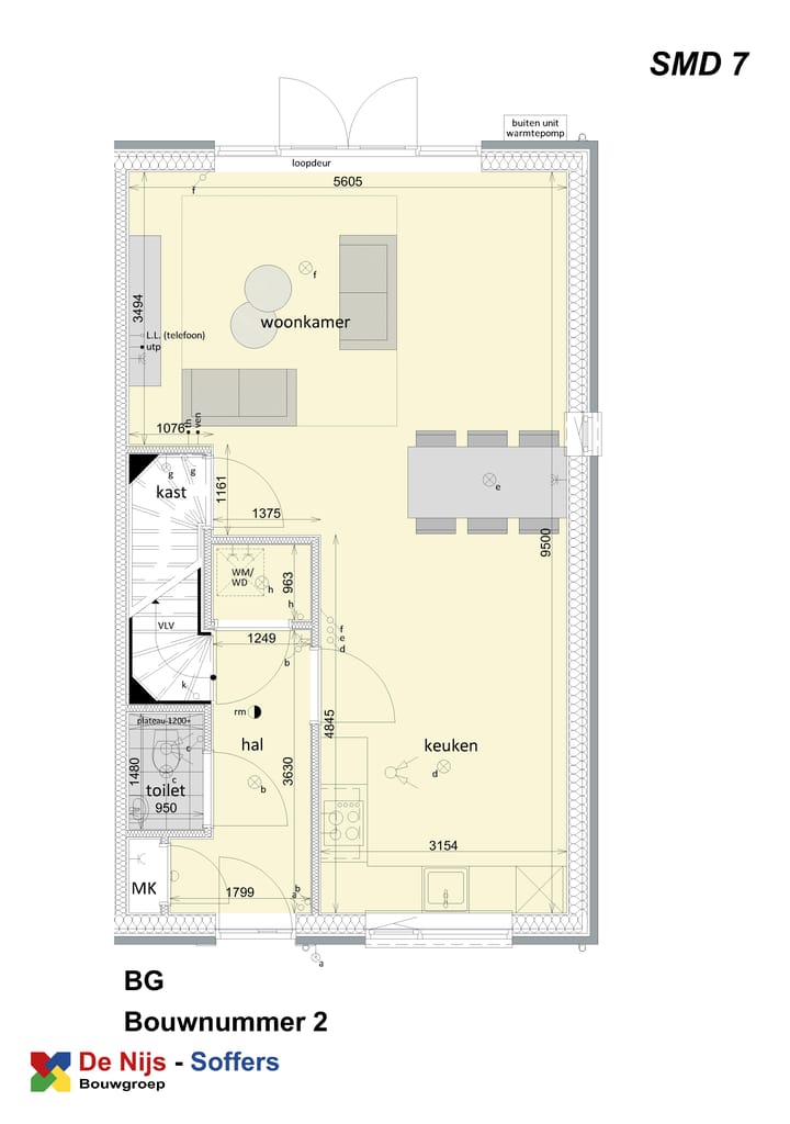 Foto 2 van 2-onder-1-kapwoning (Bouwnr. 2)