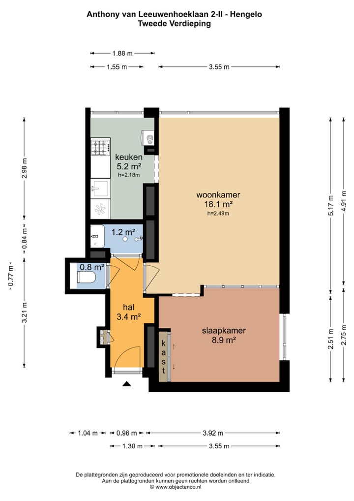 Foto 25 van Anthony van Leeuwenhoeklaan 2-II