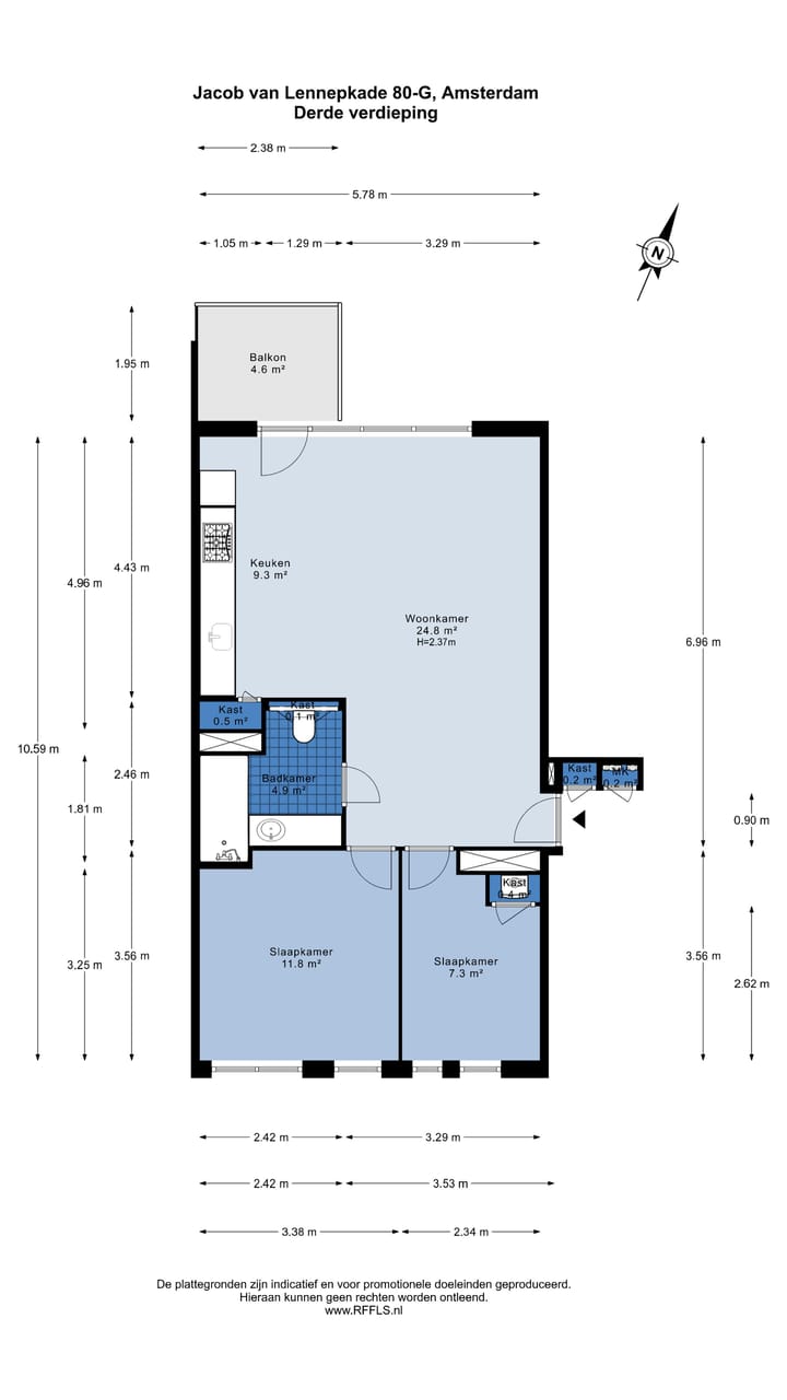 Foto 39 van Jacob van Lennepkade 80-G