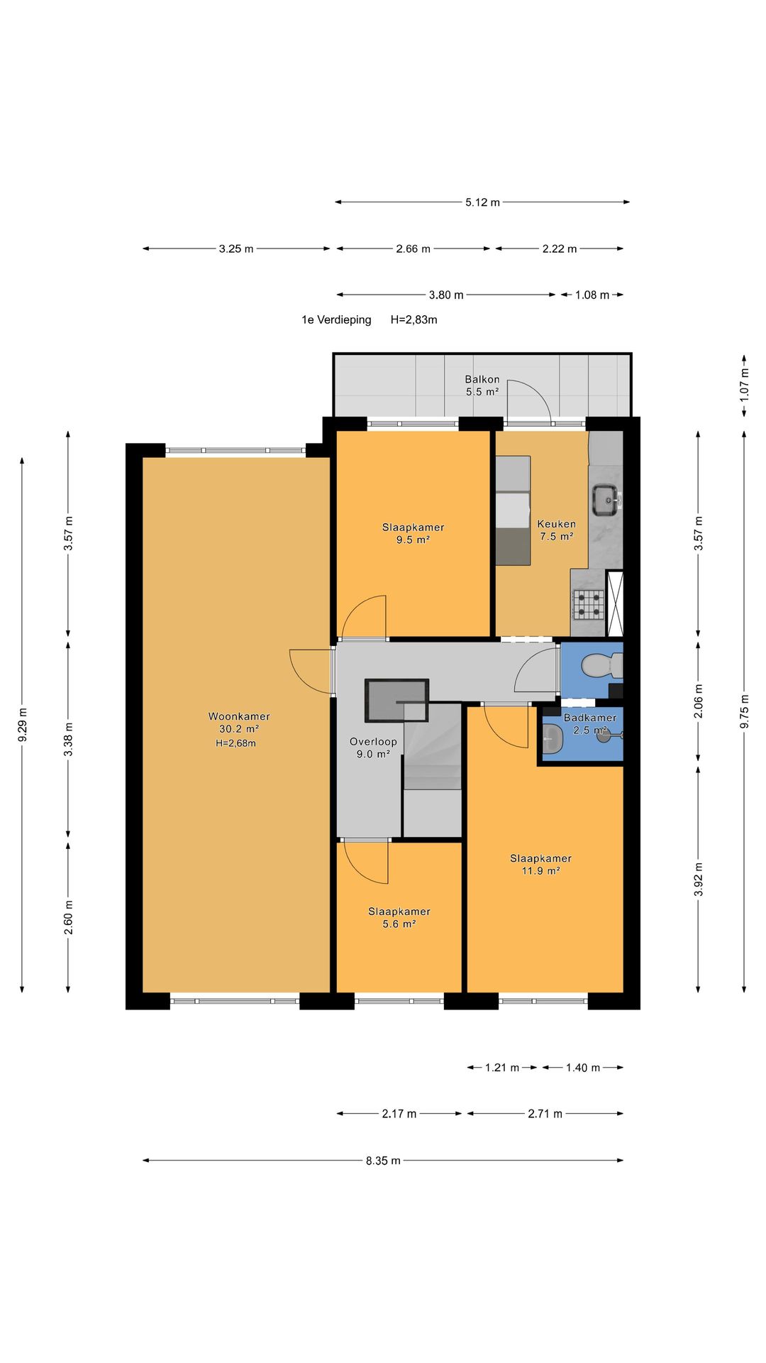 Foto 52 van Burgemeester Hovylaan 19