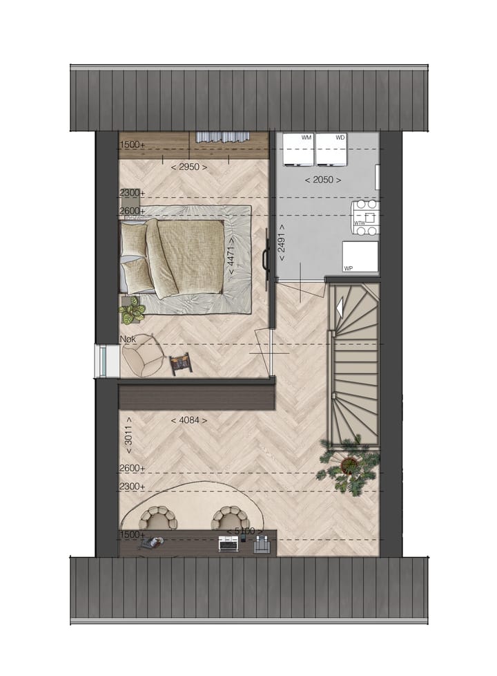 Foto 4 van Blok 2 (Bouwnr. 7)