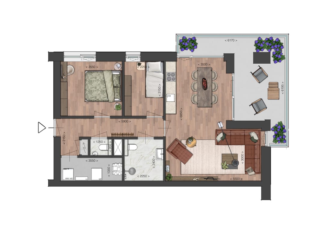 Foto 2 van Blok 5 (Bouwnr. 32)