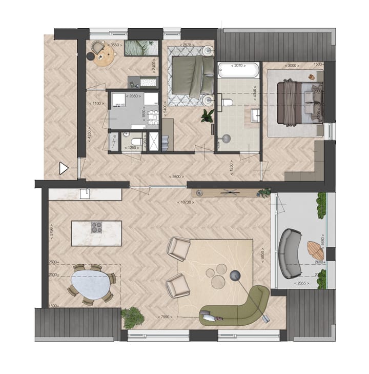 Foto 3 van Blok 5 (Bouwnr. 35)