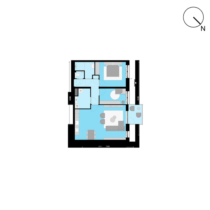 Foto 1 van HONGKONG 3-kamerappartement (Bouwnr. 23)