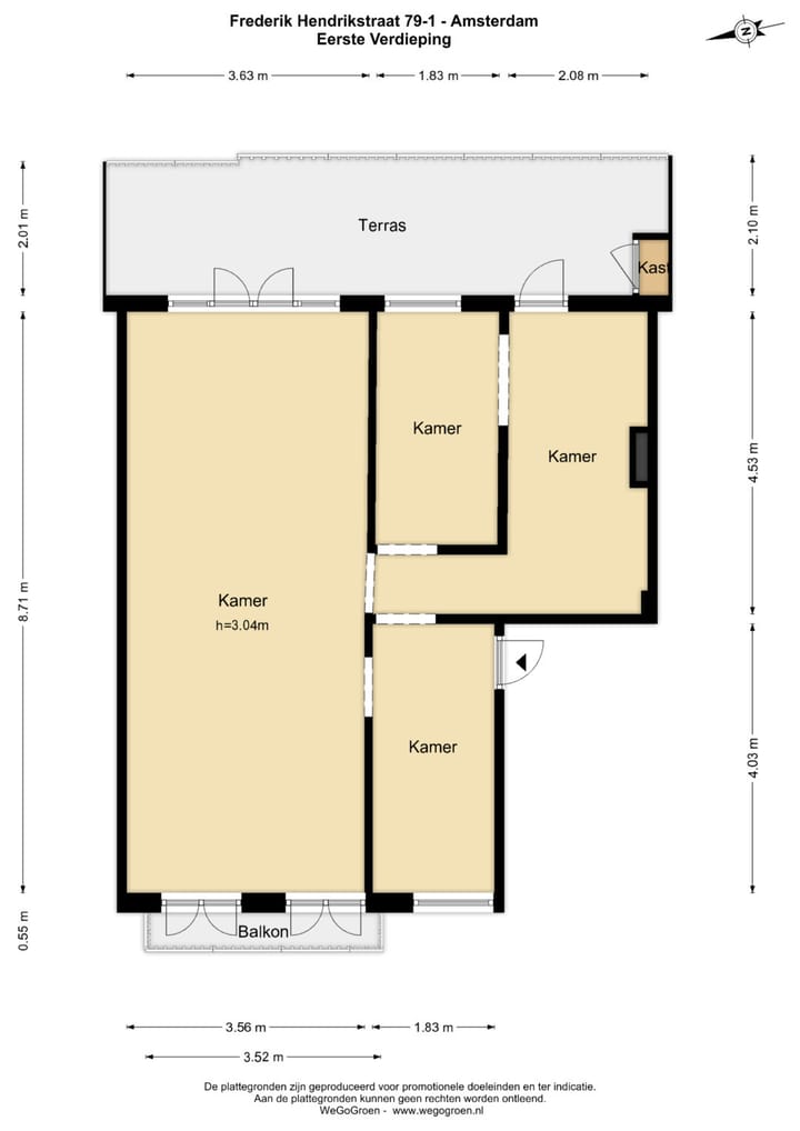 Photo 18 of Frederik Hendrikstraat 79-1