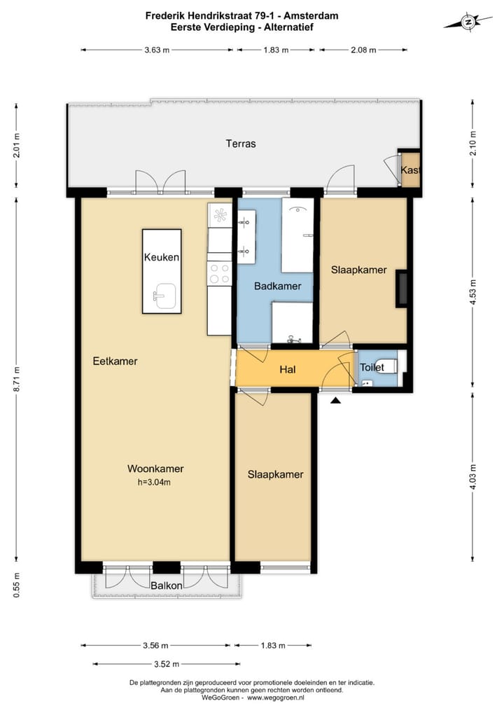 Photo 19 of Frederik Hendrikstraat 79-1