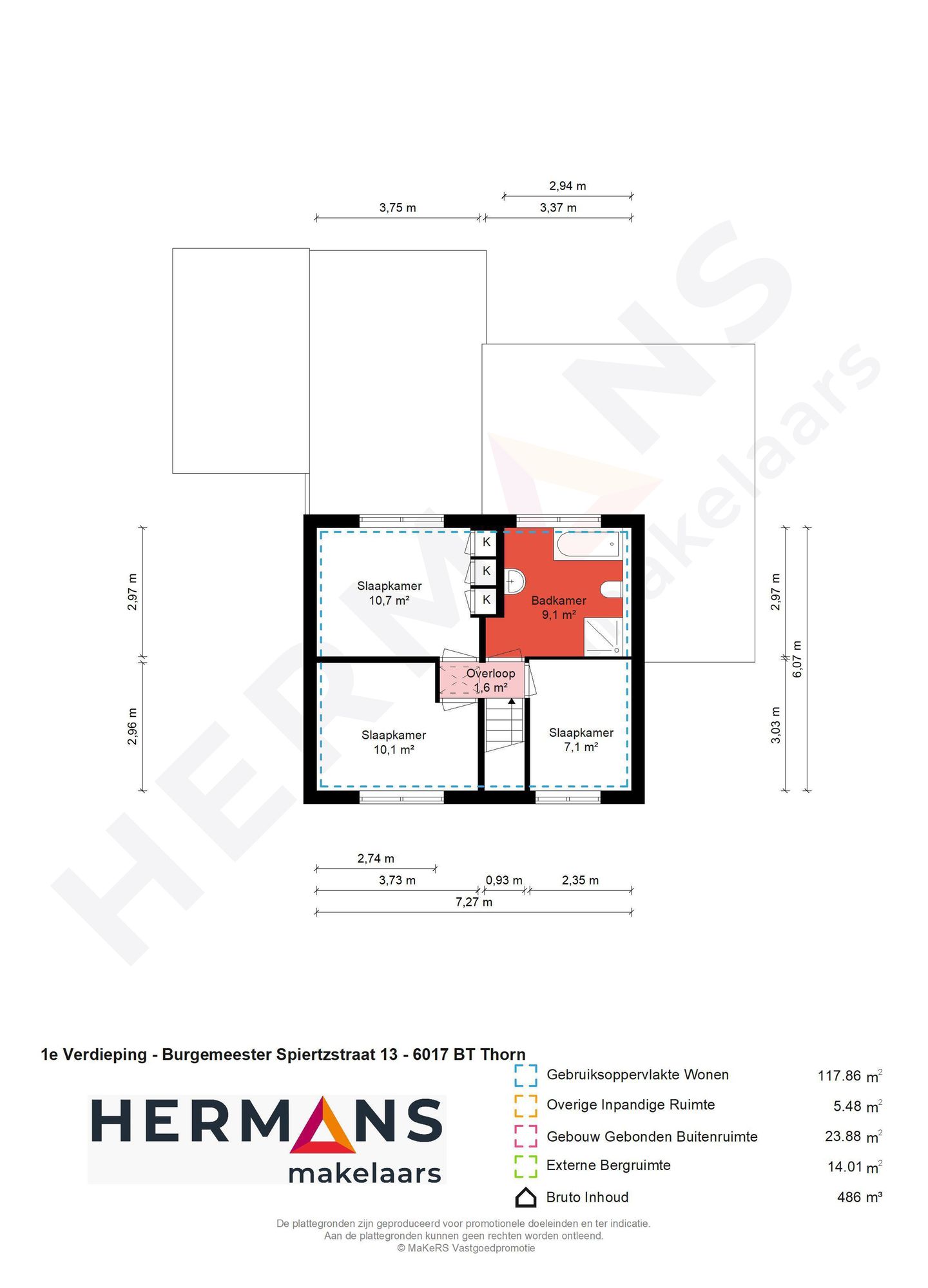 Foto 50 van Burg Spiertzstraat 13