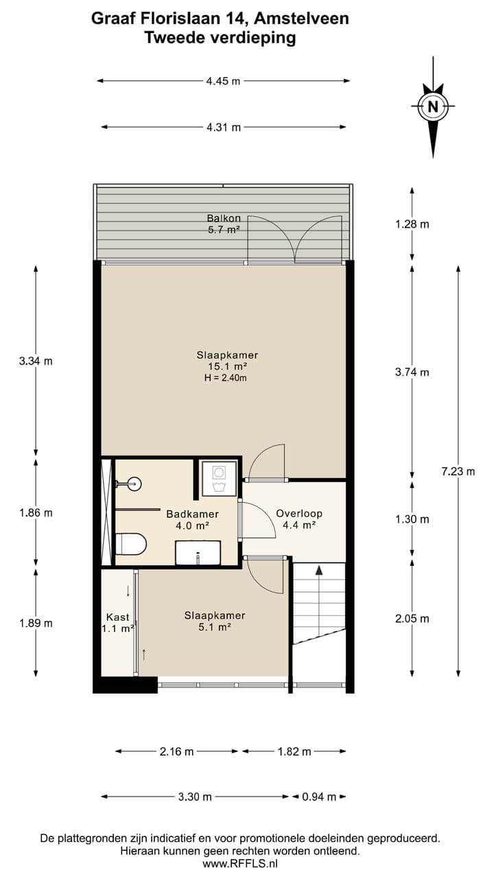 Foto 26 van Graaf Florislaan 14