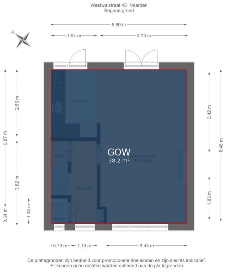 Foto 44 van Westwalstraat 45