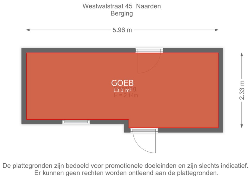 Foto 45 van Westwalstraat 45