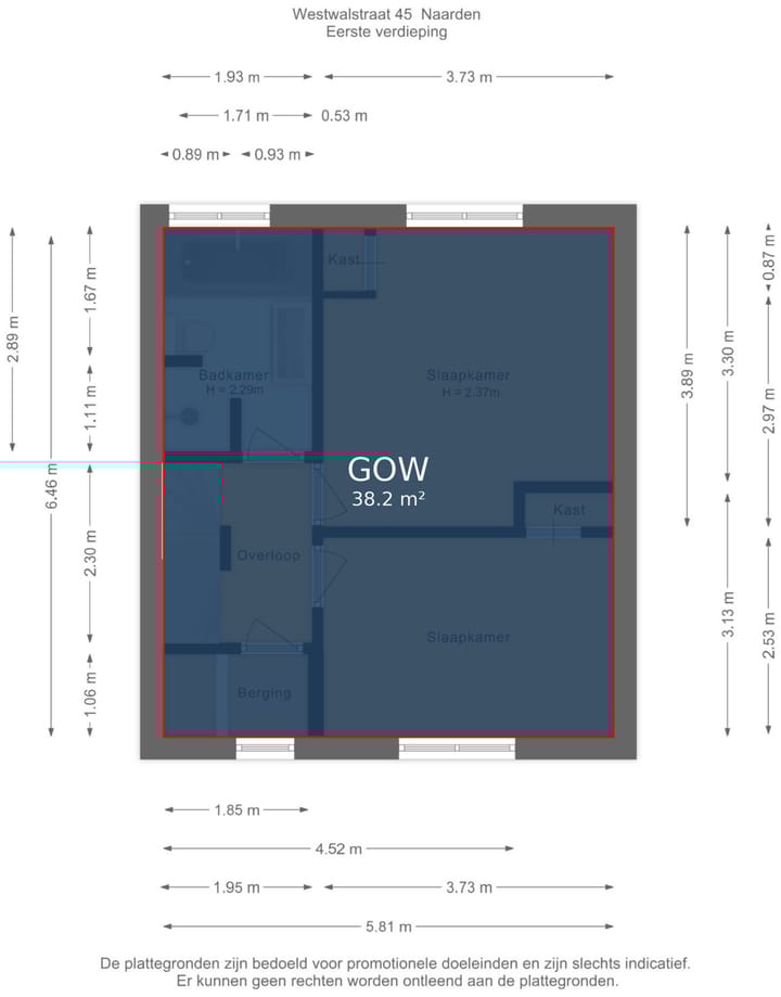Foto 46 van Westwalstraat 45