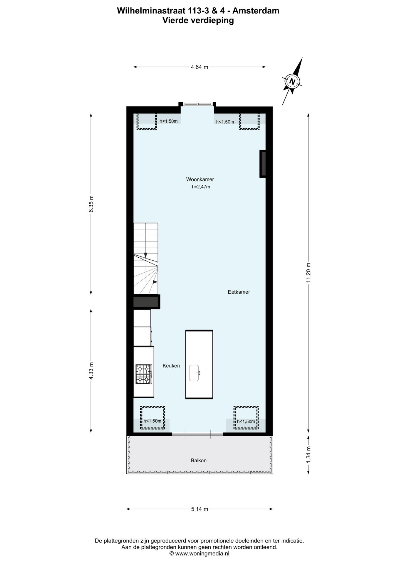 Foto 40 van Wilhelminastraat 113-3