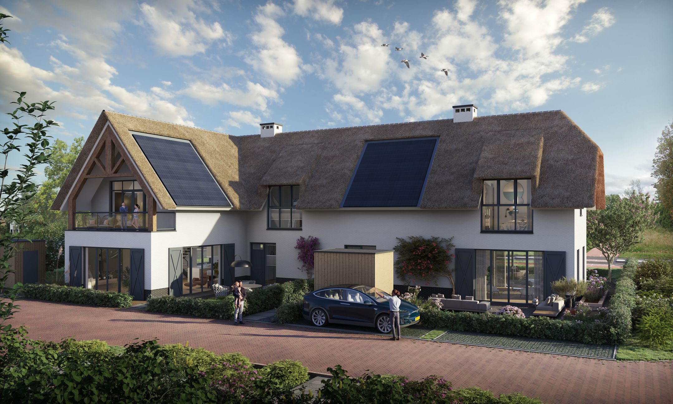 Foto 6 van 2-onder-1 kap woning (Bouwnr. Woning 1)