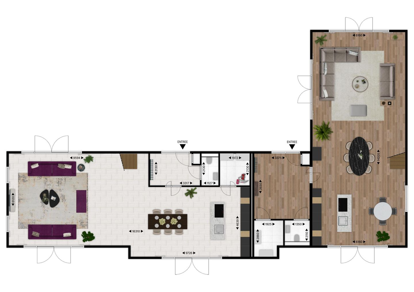 Foto 14 van 2-onder-1 kap woning (Bouwnr. Woning 1)