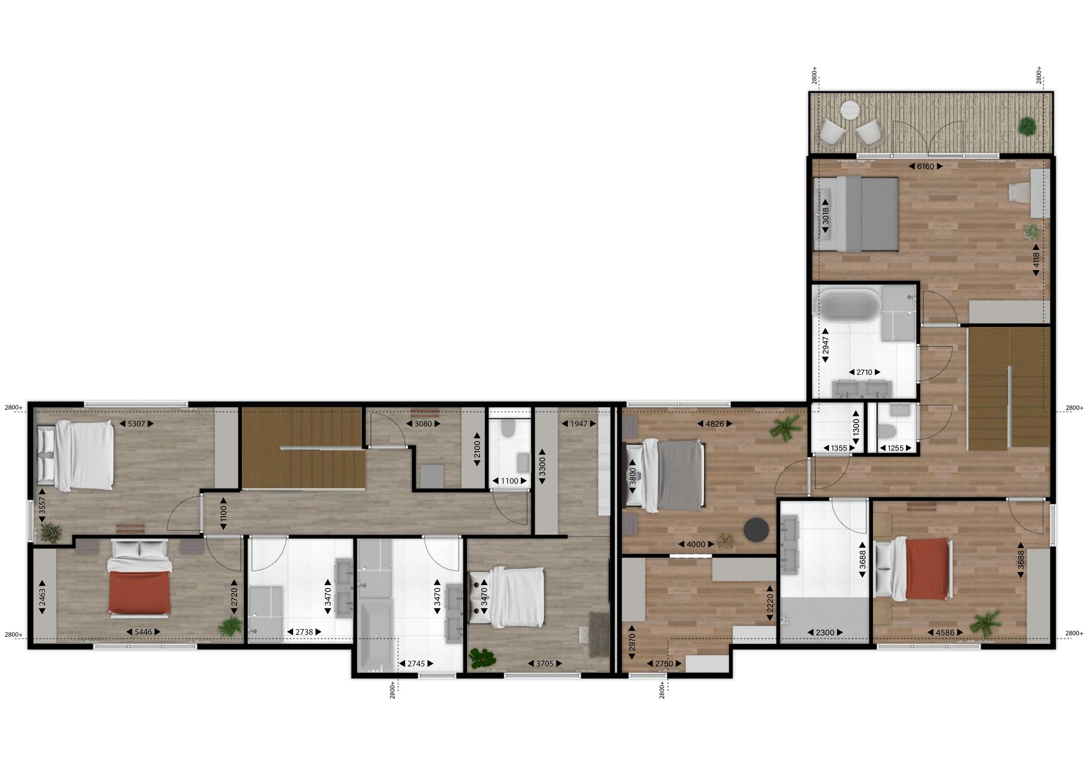 Foto 15 van 2-onder-1 kap woning (Bouwnr. Woning 1)