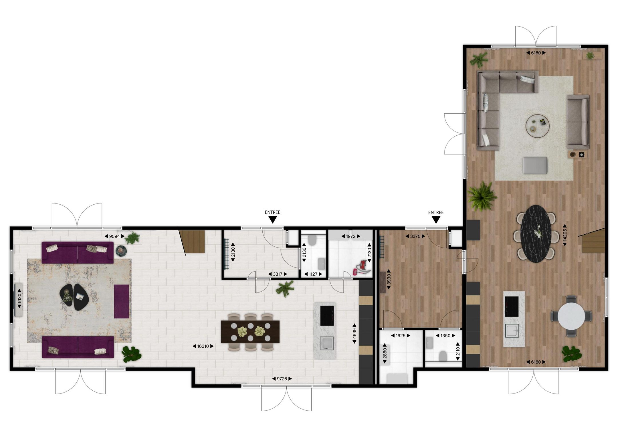 Foto 15 van 2-onder-1 kap woning (Bouwnr. Woning 2)