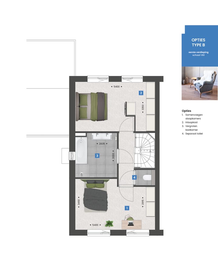 Foto 5 van De Heuvelsche Velden - tweekapper kavel 7