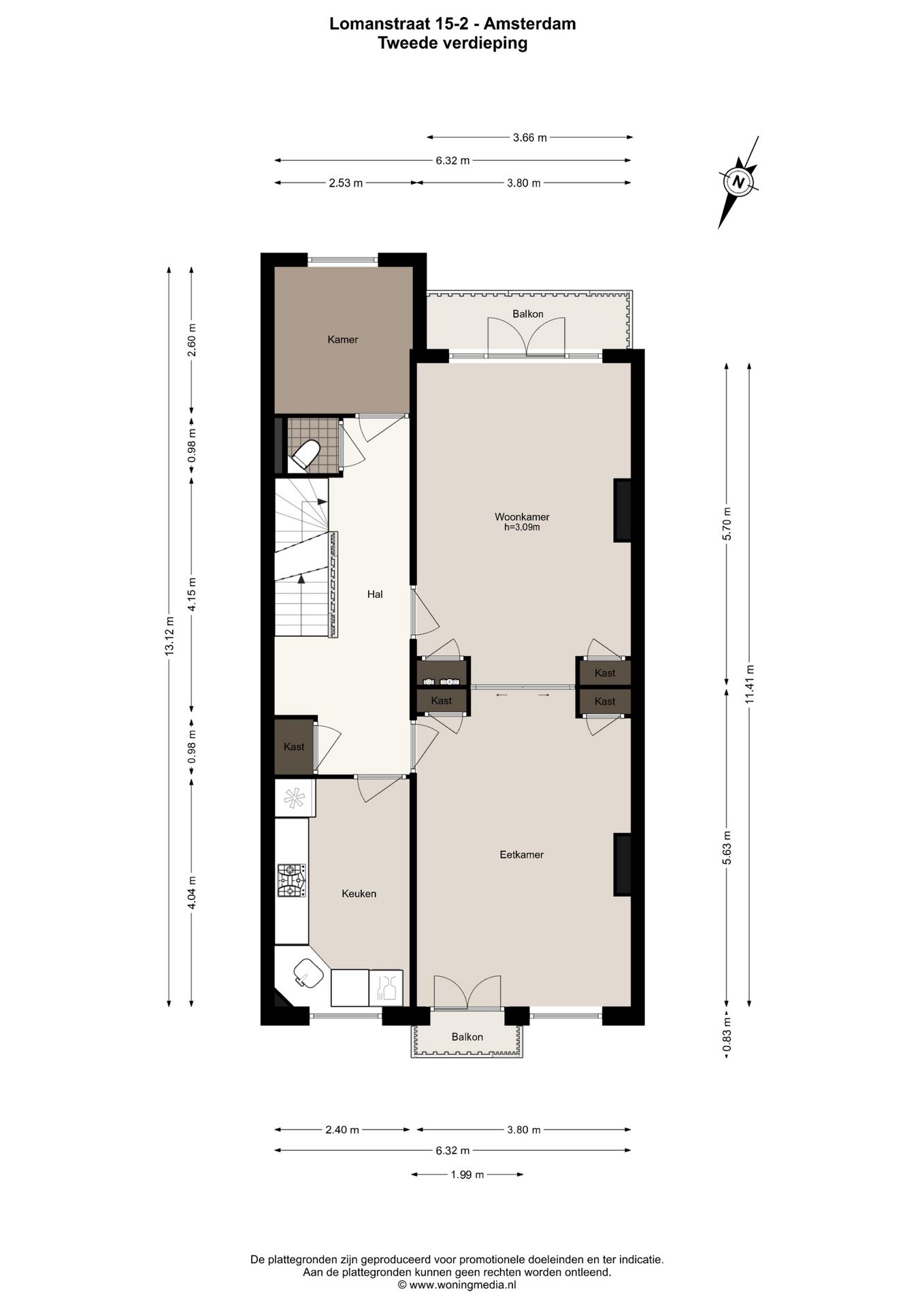 Foto 42 van Lomanstraat 15-2