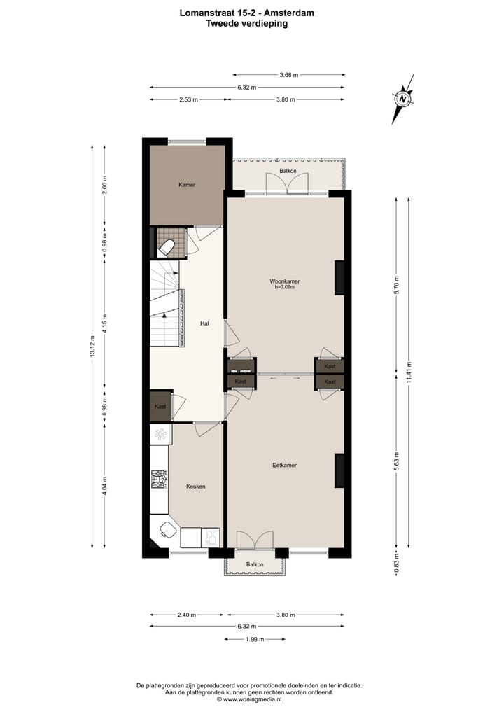 Foto 42 van Lomanstraat 15-2