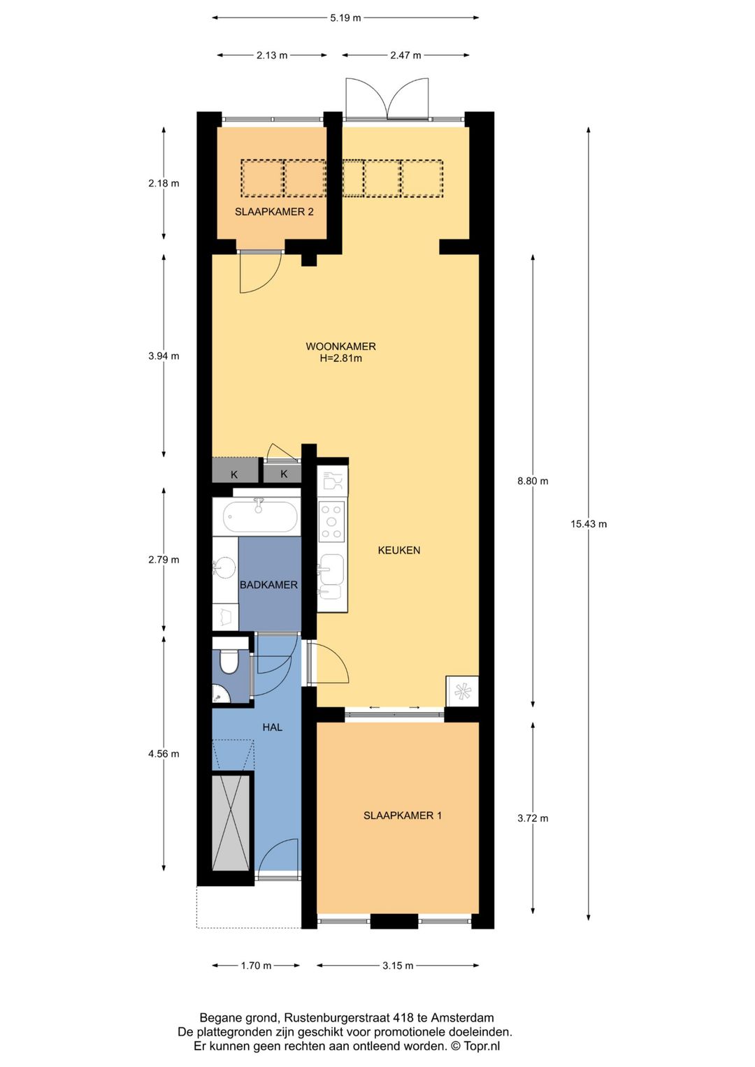 Foto 32 van Rustenburgerstraat 418-H