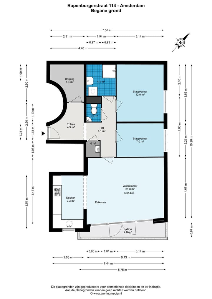 Foto 24 van Rapenburgerstraat 114