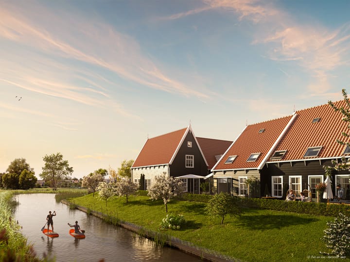 Foto van 4-onder-1 kapwoningen Tussenwoning