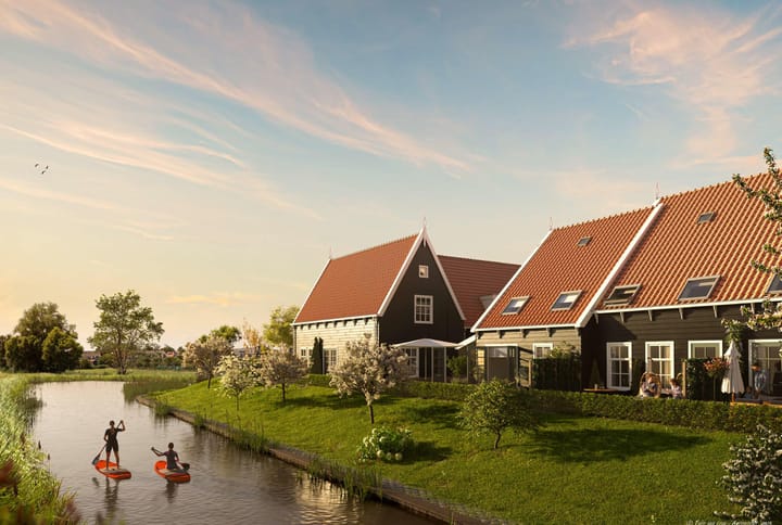 Foto 1 van 4-onder-1 kapwoningen (Bouwnr. Bouwnr. 3)