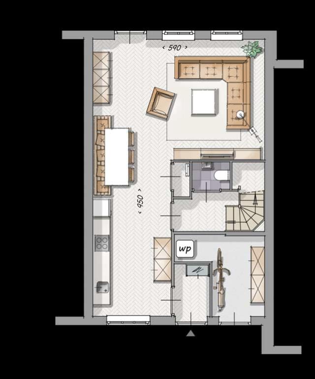 Foto 2 van 3-onder-1 kapwoningen (Bouwnr. Bouwnr. 17)