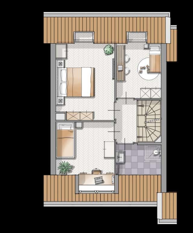 Foto 3 van 3-onder-1 kapwoningen (Bouwnr. Bouwnr. 12)