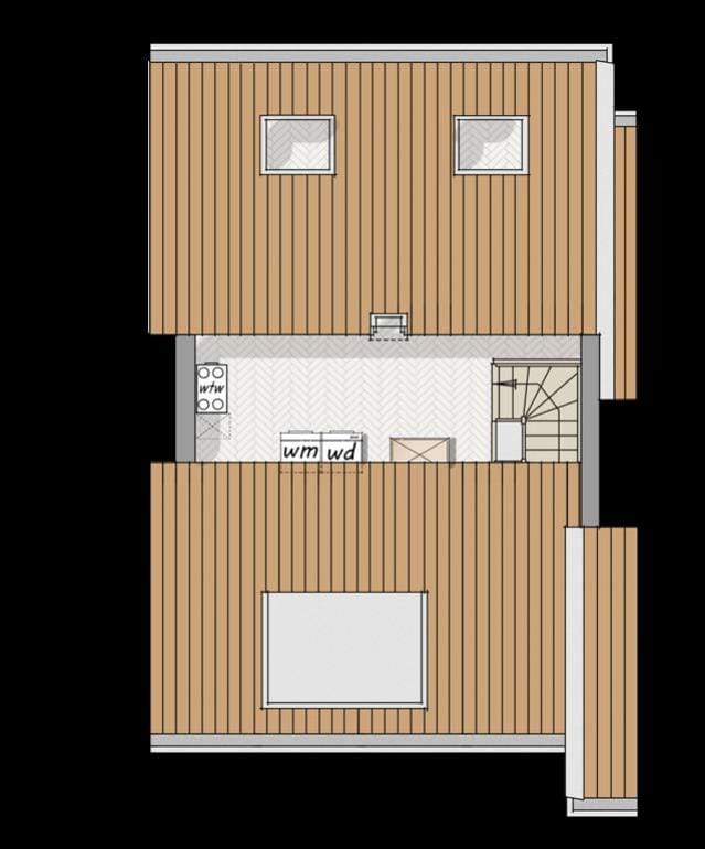 Foto 4 van 3-onder-1 kapwoningen (Bouwnr. Bouwnr. 12)