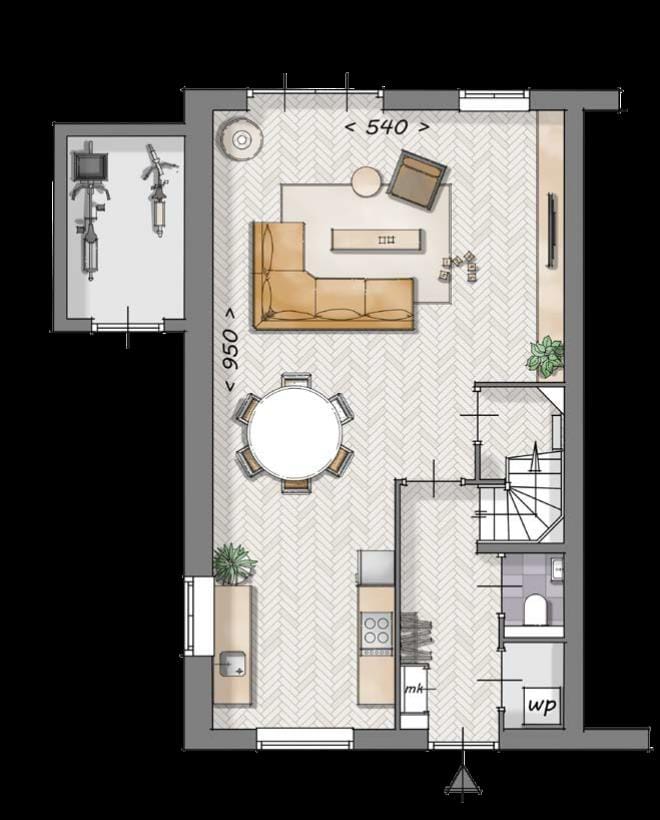Foto 2 van 2-onder-1 kapwoningen (Bouwnr. Bouwnr. 14)
