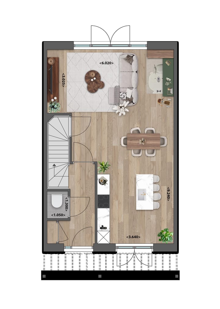 Foto 4 van Herenhuis - Hoek (Bouwnr. 8)